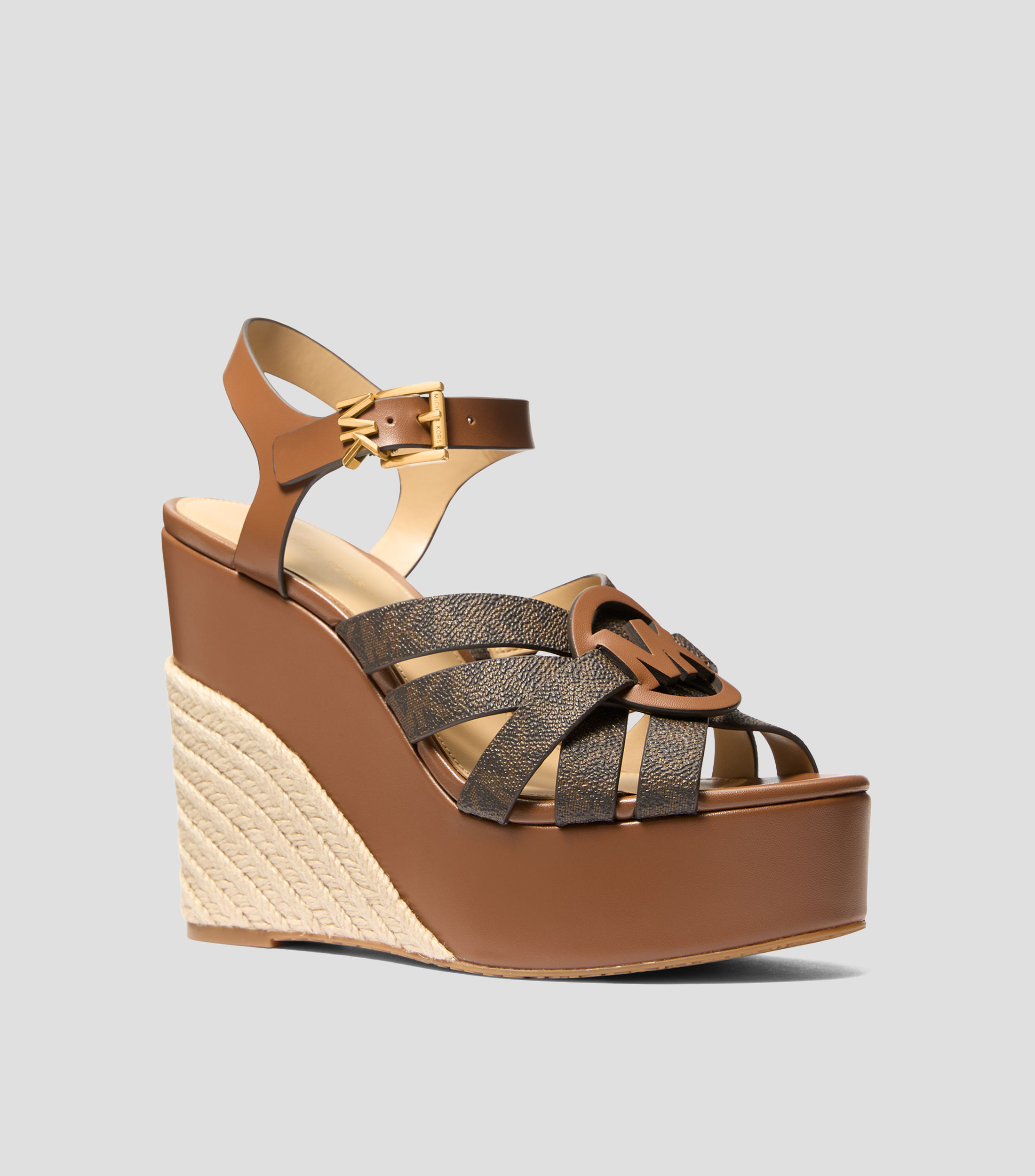 Sandalias con tacón alto de cuña Erika Mujer